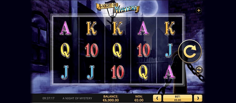 A Night of Mystery online pokie