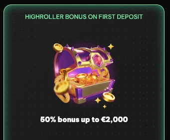 HIGHROLLER SIGNUP BONUS