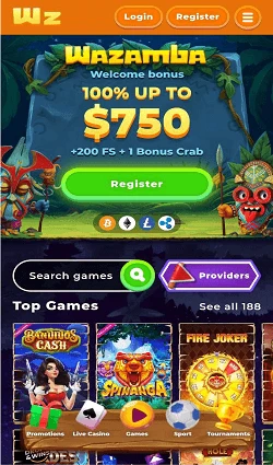 wazamba casino mobile